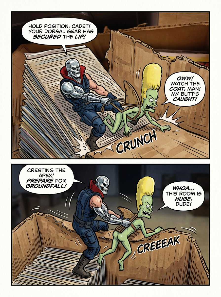 Escape from the Cardboard Bin (page 3 of 4)