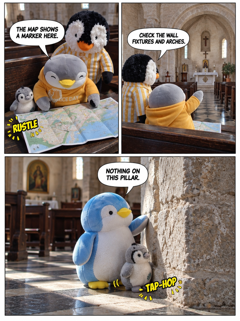 Threw Penguin Siblings: Quest For The Cursed Six Churches - The Clue (page 2 of 4)