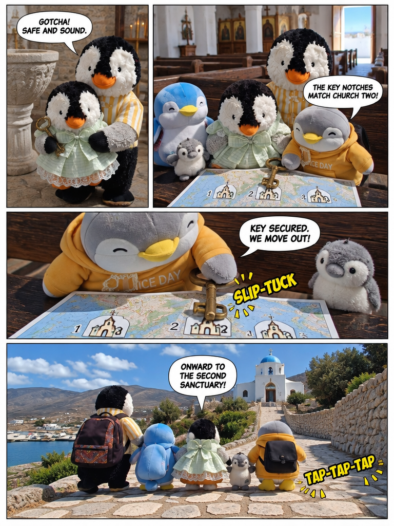 Threw Penguin Siblings: Quest For The Cursed Six Churches - The Clue (page 4 of 4)