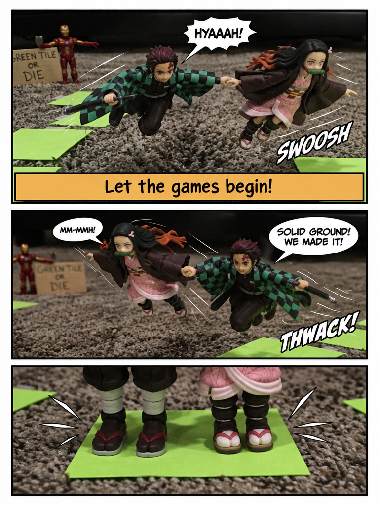 The Green Tile Games Begin (page 3 of 4)