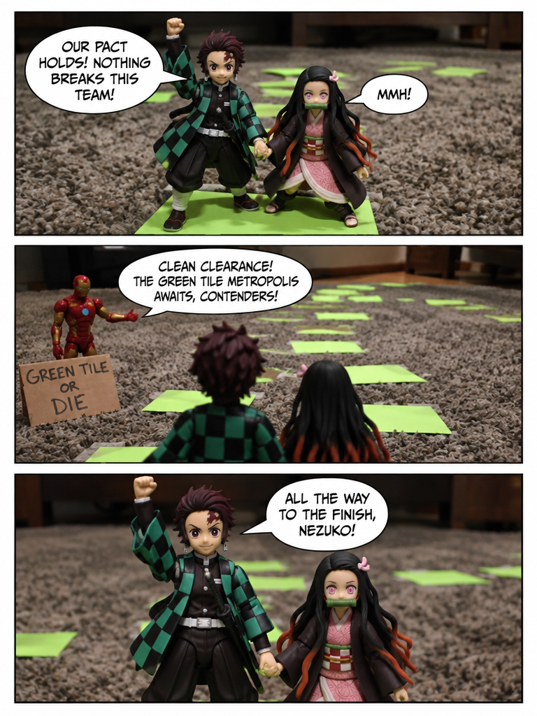 The Green Tile Games Begin (page 4 of 4)