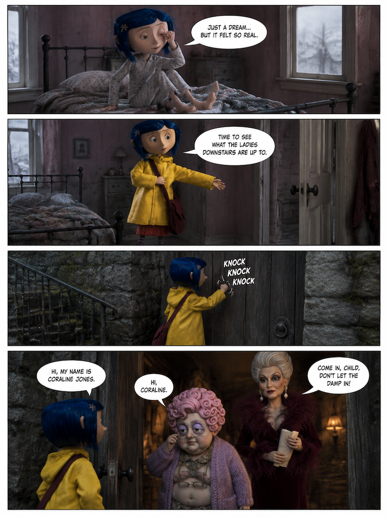 Coraline go see the ladies (page 1 of 4)