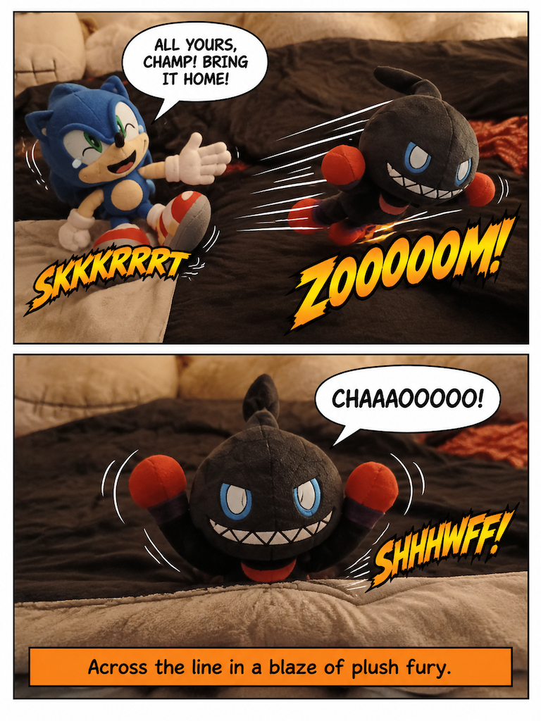 Dash on the Bed Sheets (page 3 of 4)