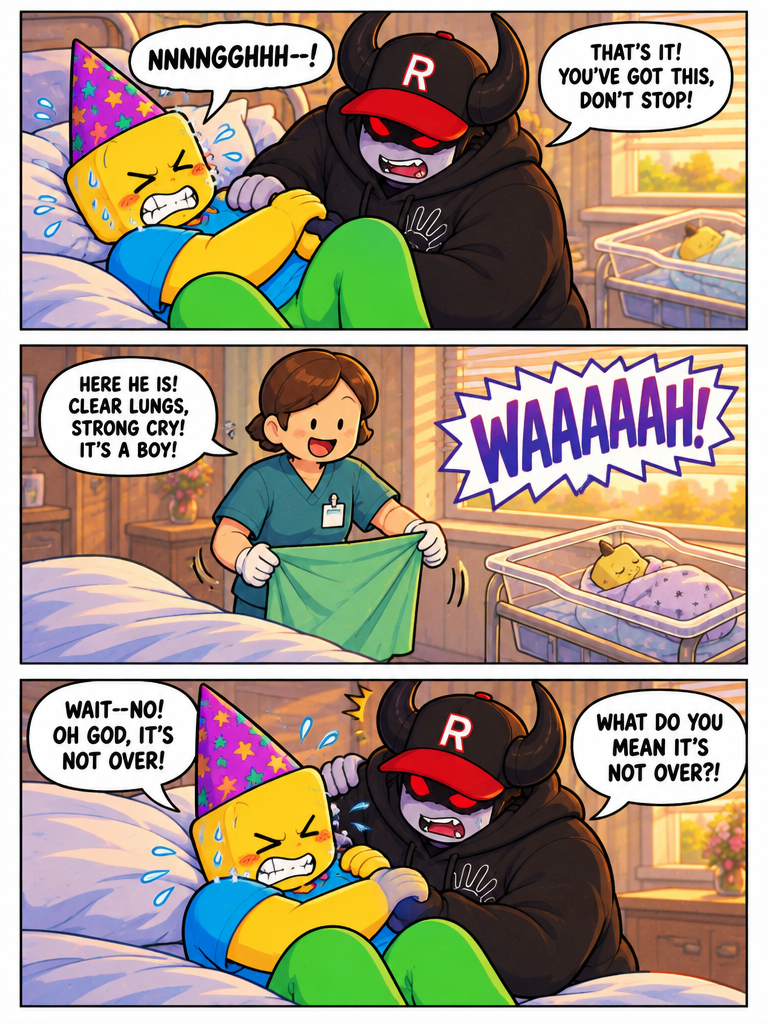 A Sudden Triple Blessing (page 2 of 4)