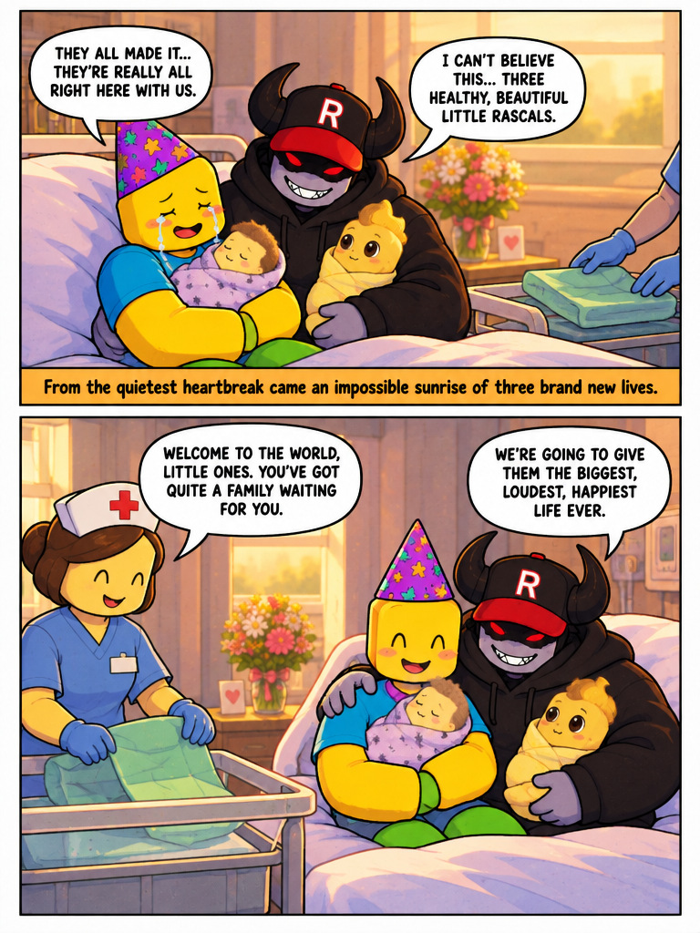 A Sudden Triple Blessing (page 4 of 4)