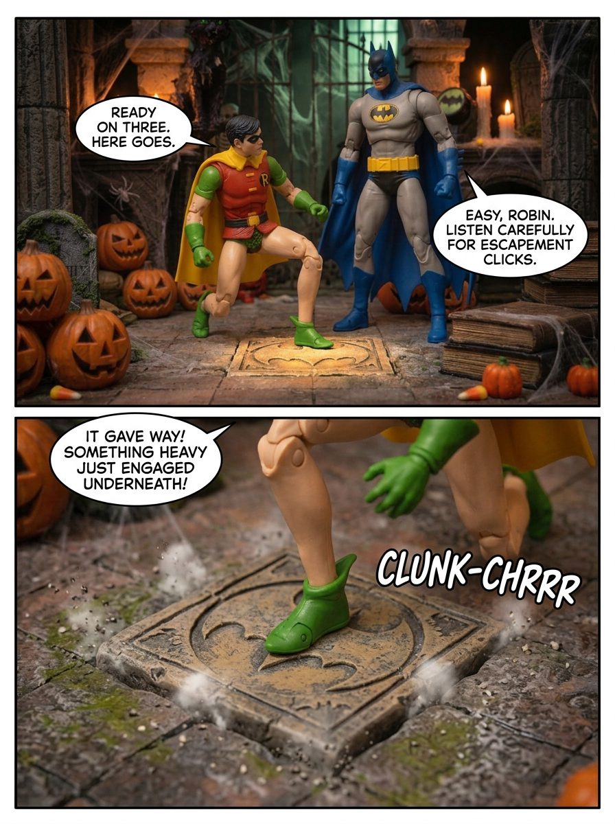 🦇 Bat Family  The Cipher of the Crypt 💬 Comic Story part 4 (page 4 of 8)