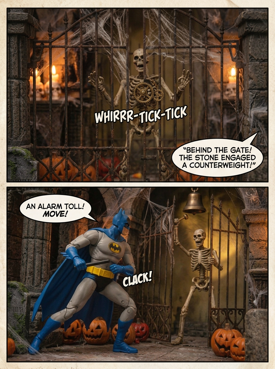 🦇 Bat Family  The Cipher of the Crypt 💬 Comic Story part 4 (page 5 of 8)