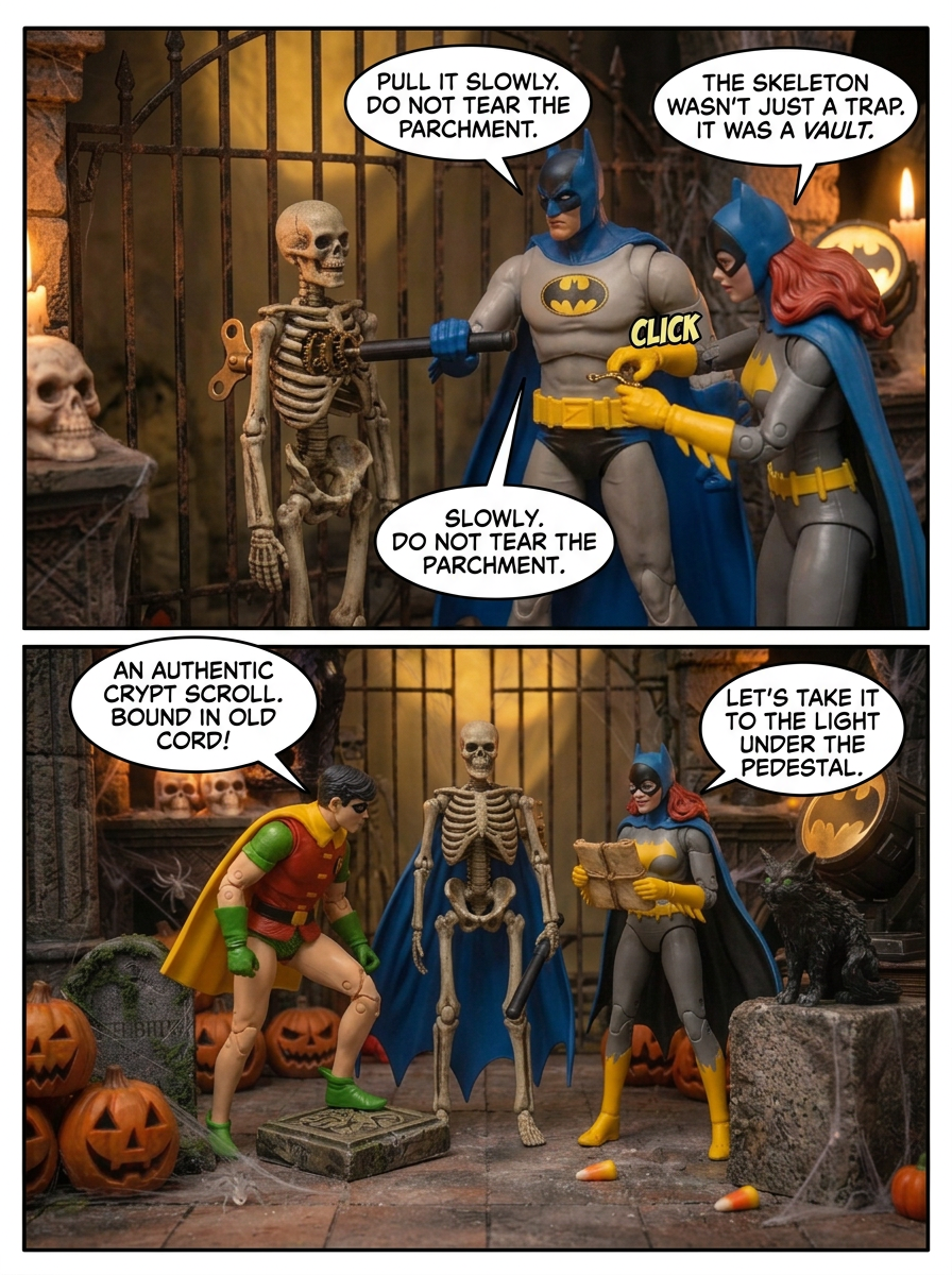 🦇 Bat Family  The Cipher of the Crypt 💬 Comic Story part 4 (page 7 of 8)