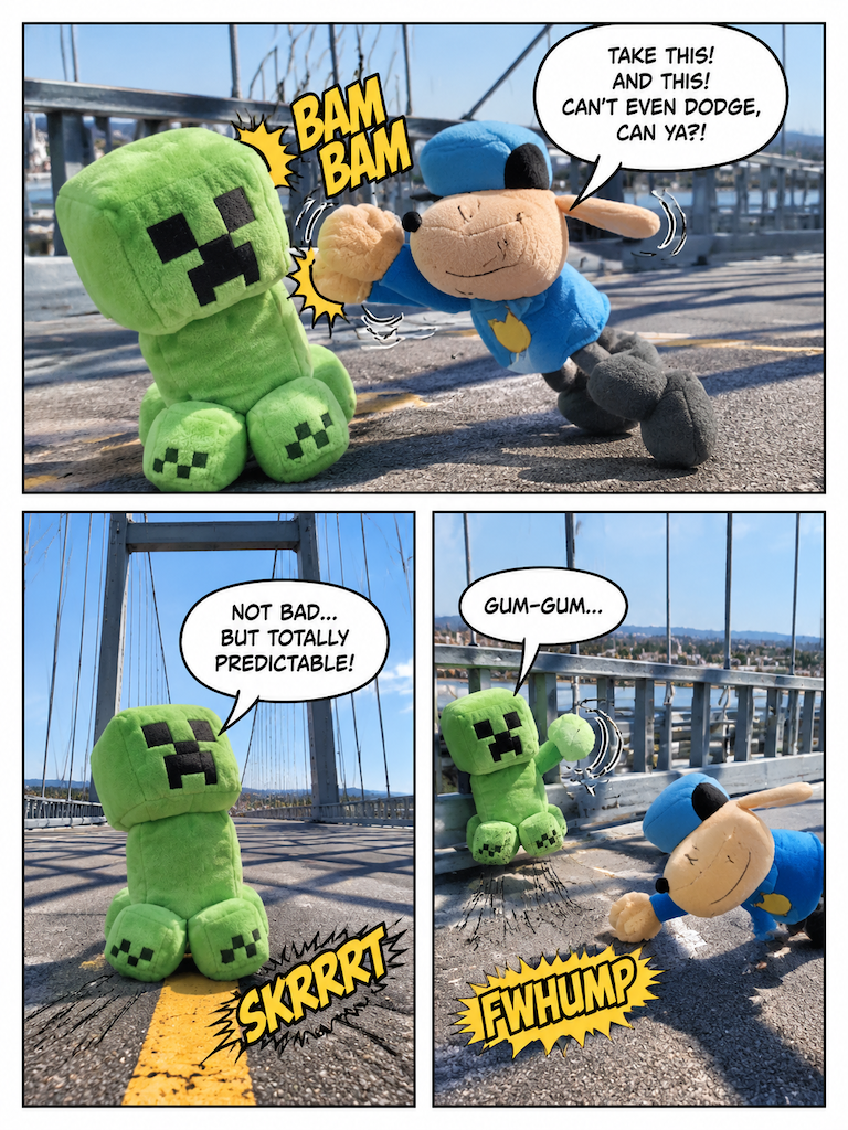 Hero Creeper and the Bridge Rumble (page 2 of 4)