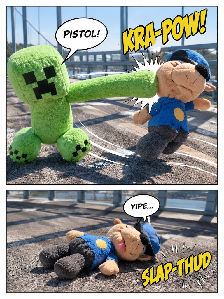 Hero Creeper and the Bridge Rumble (page 3 of 4)