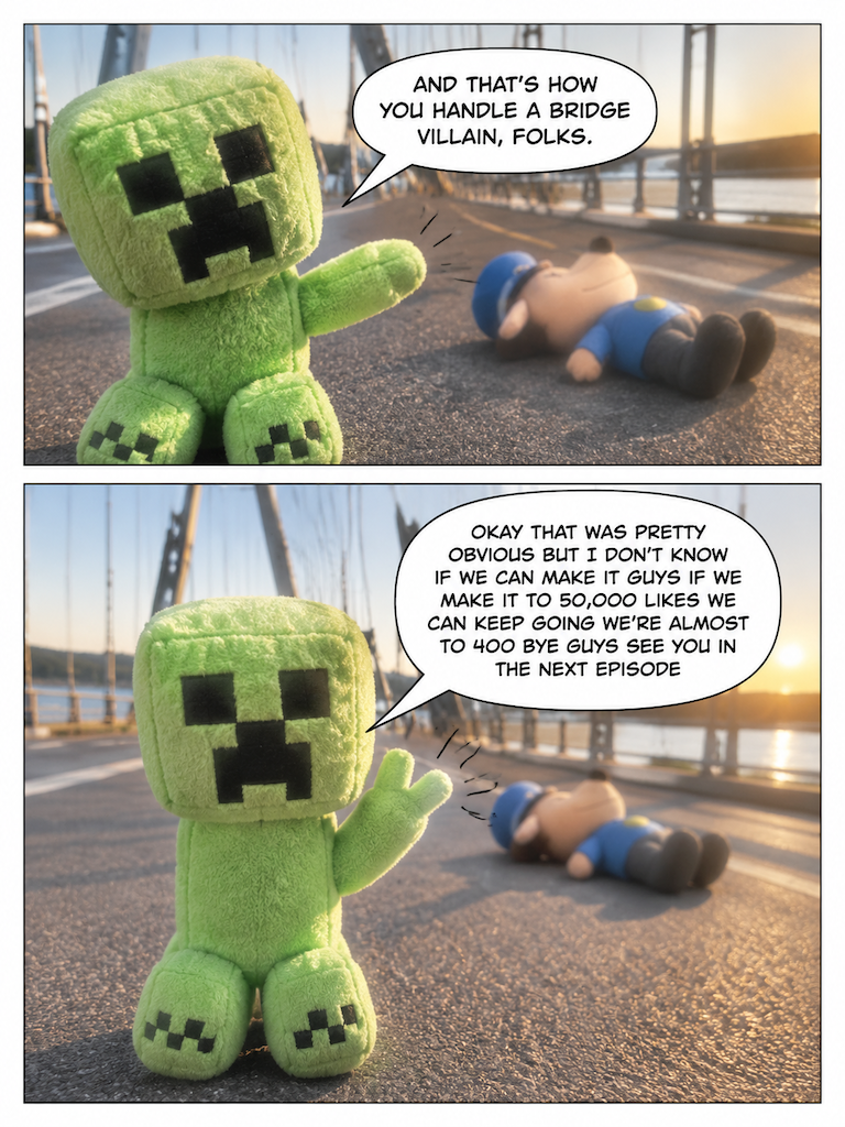 Hero Creeper and the Bridge Rumble (page 4 of 4)