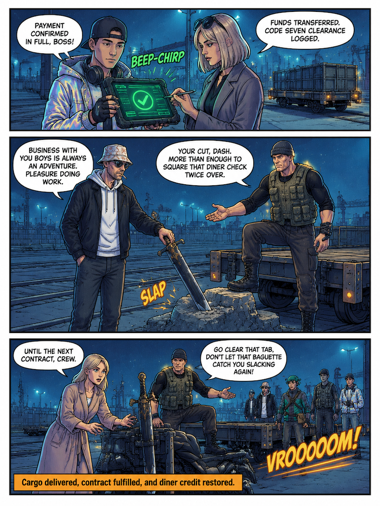 The Royal Flush Delivery (page 4 of 4)