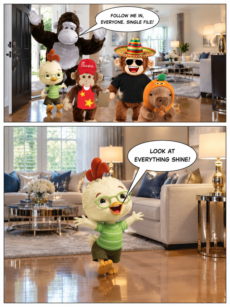 House Tour and Dinner Rules (page 3 of 8)