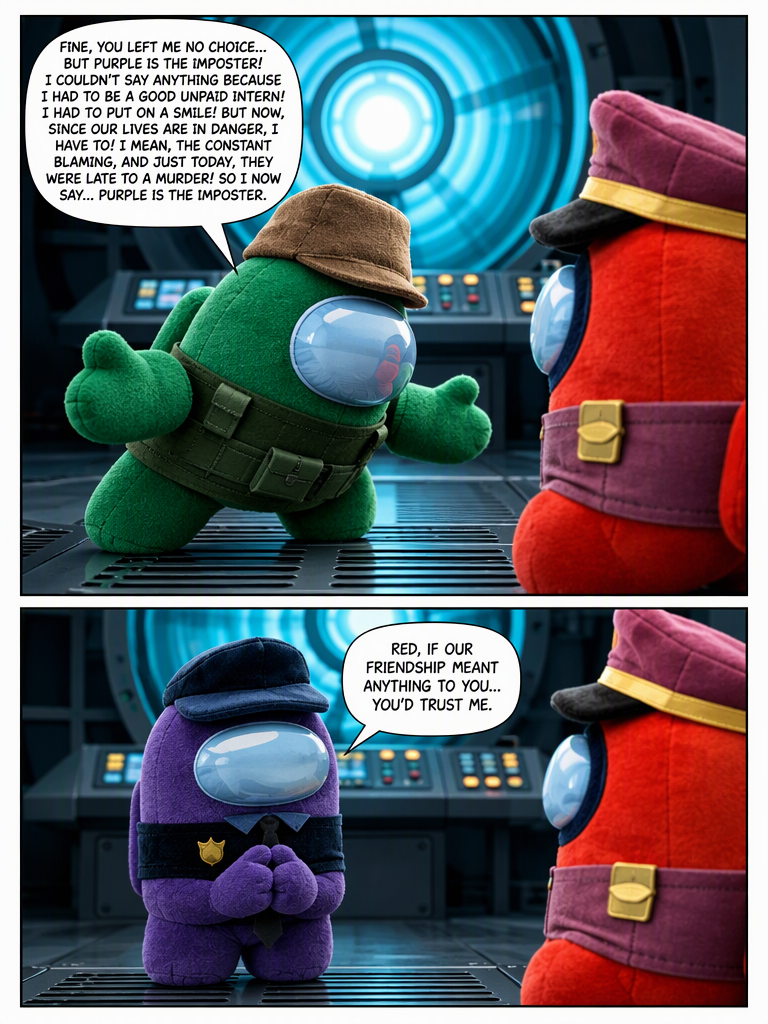The Among Us comix: Greens Demise (page 2 of 8)