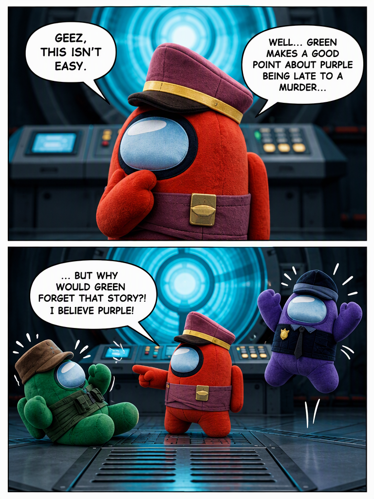 The Among Us comix: Greens Demise (page 3 of 8)