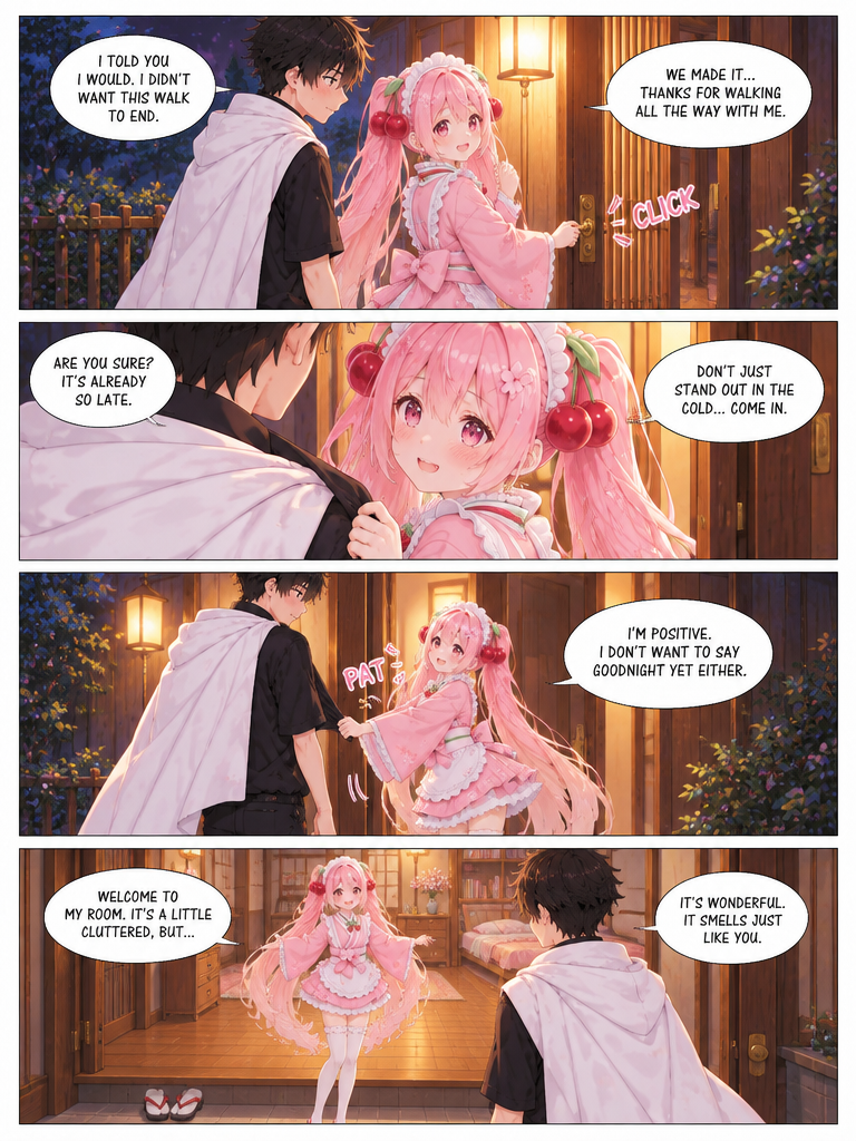 Midnight Sakura Embrace (page 5 of 8)