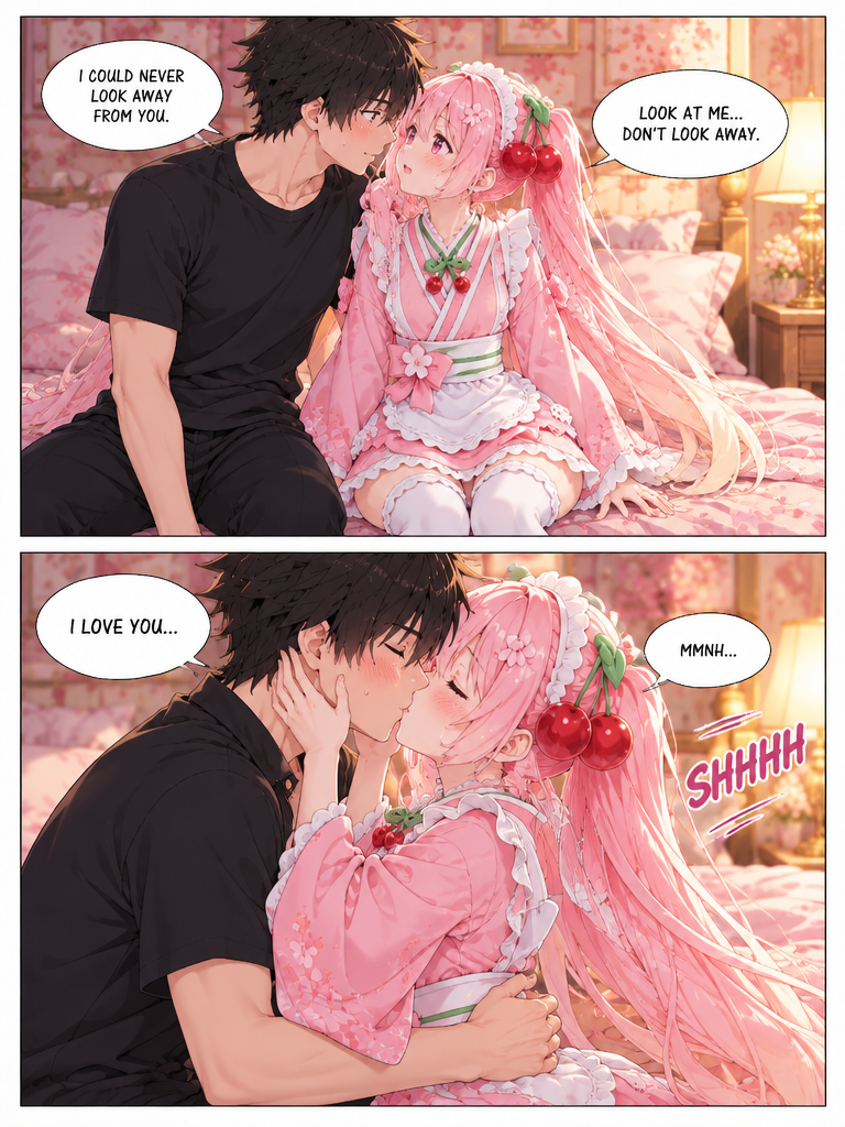 Midnight Sakura Embrace (page 7 of 8)