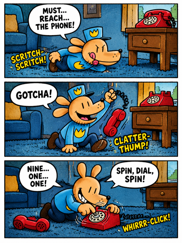 Dog Man's House Emergency (page 2 of 4)