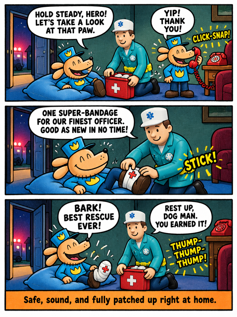 Dog Man's House Emergency (page 4 of 4)