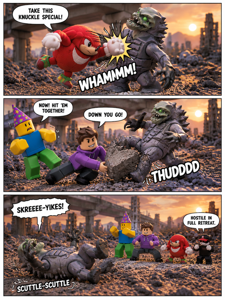 Wasteland Allies: Clash with the Creepy Momster (page 3 of 4)