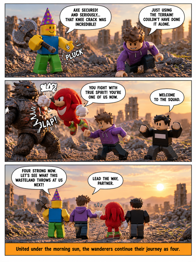Wasteland Allies: Clash with the Creepy Momster (page 4 of 4)