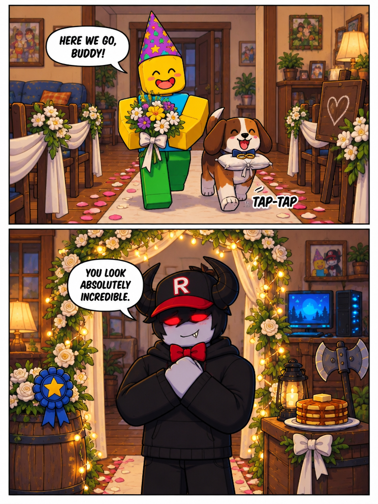 A Cozy Home Wedding (page 2 of 4)