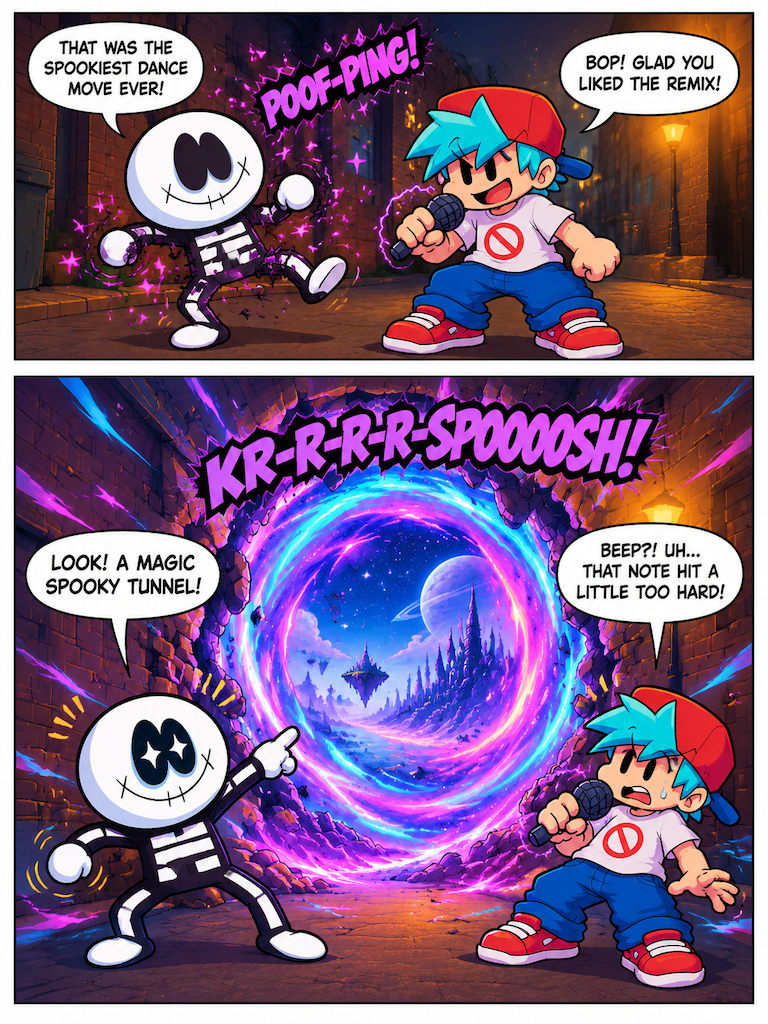 Glitch Shift to the Spooky Multiverse (page 2 of 4)