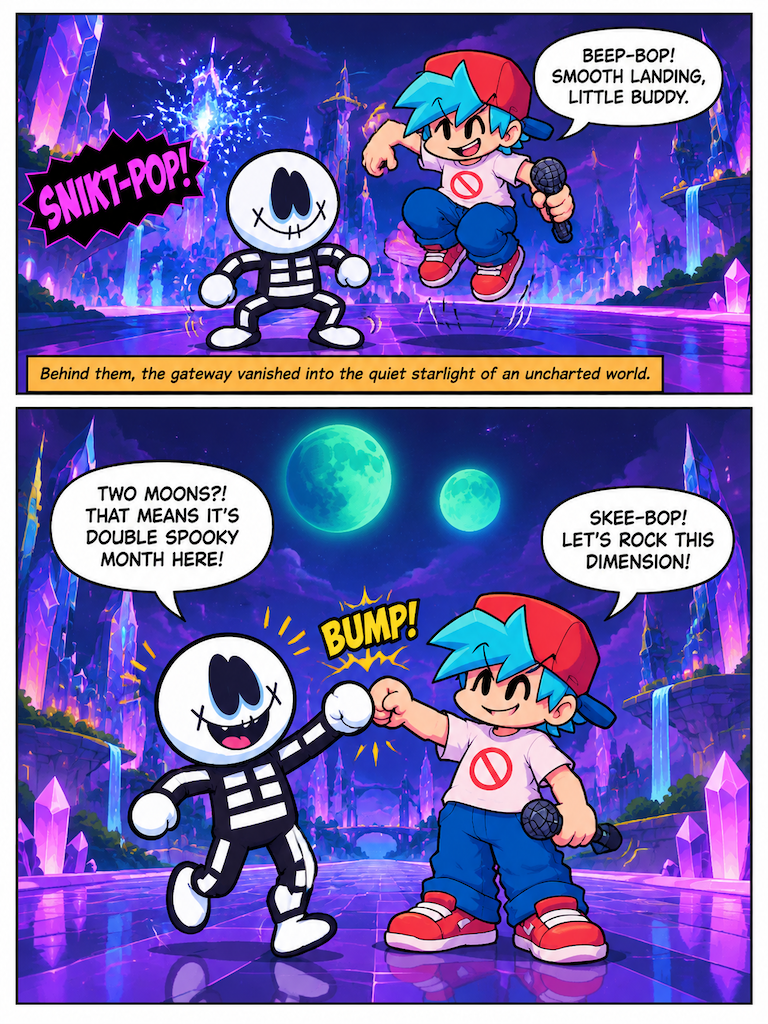 Glitch Shift to the Spooky Multiverse (page 4 of 4)
