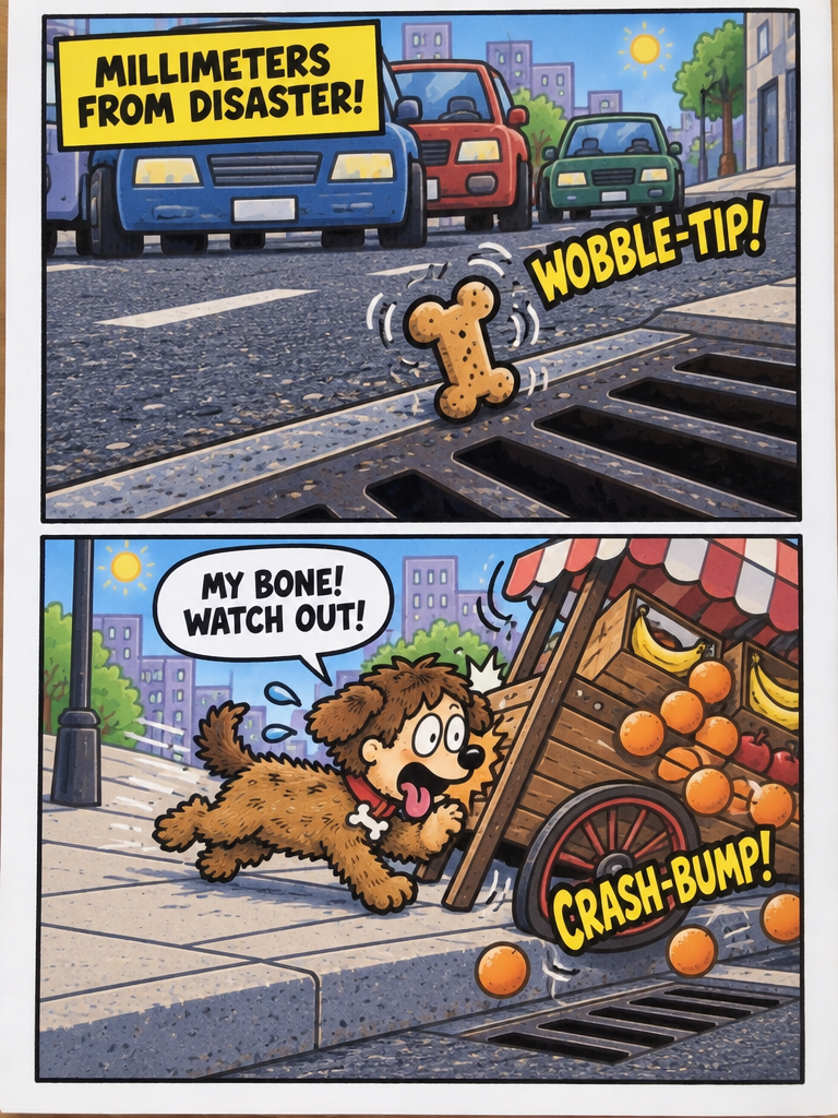 Sidewalk Chase and the Great Biscuit Catch (page 3 of 4)