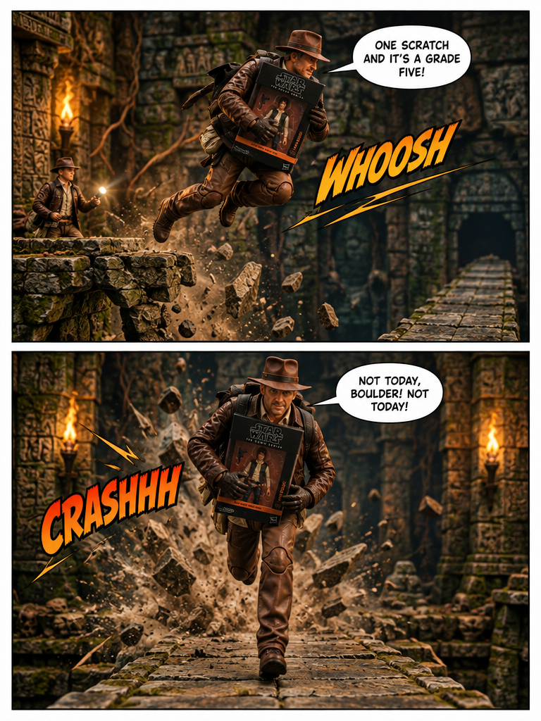 π€ Indy-Han Escape from the Temple of the Black Series π¬ Comic Story part 2 (page 2 of 8)