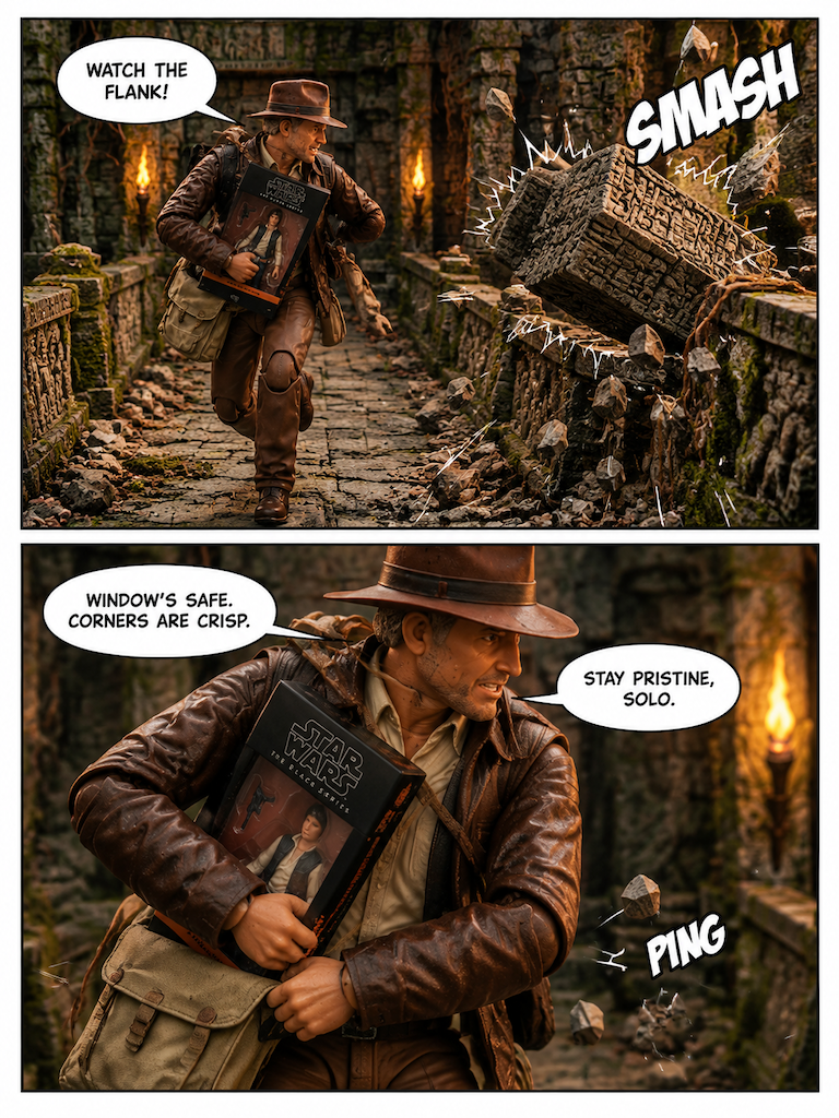 π€ Indy-Han Escape from the Temple of the Black Series π¬ Comic Story part 2 (page 3 of 8)