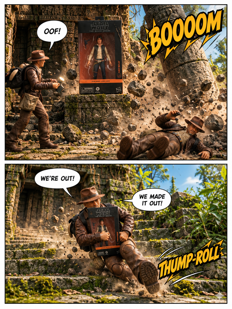 π€ Indy-Han Escape from the Temple of the Black Series π¬ Comic Story part 2 (page 7 of 8)