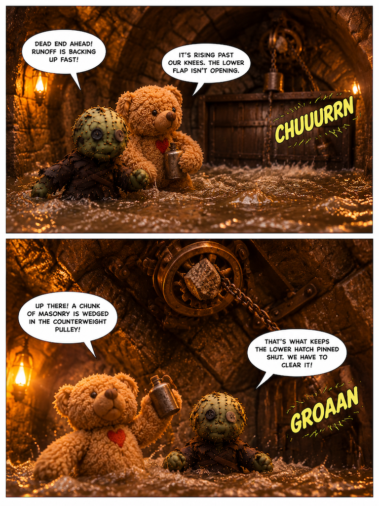 Through the Drainage Chute (page 2 of 4)