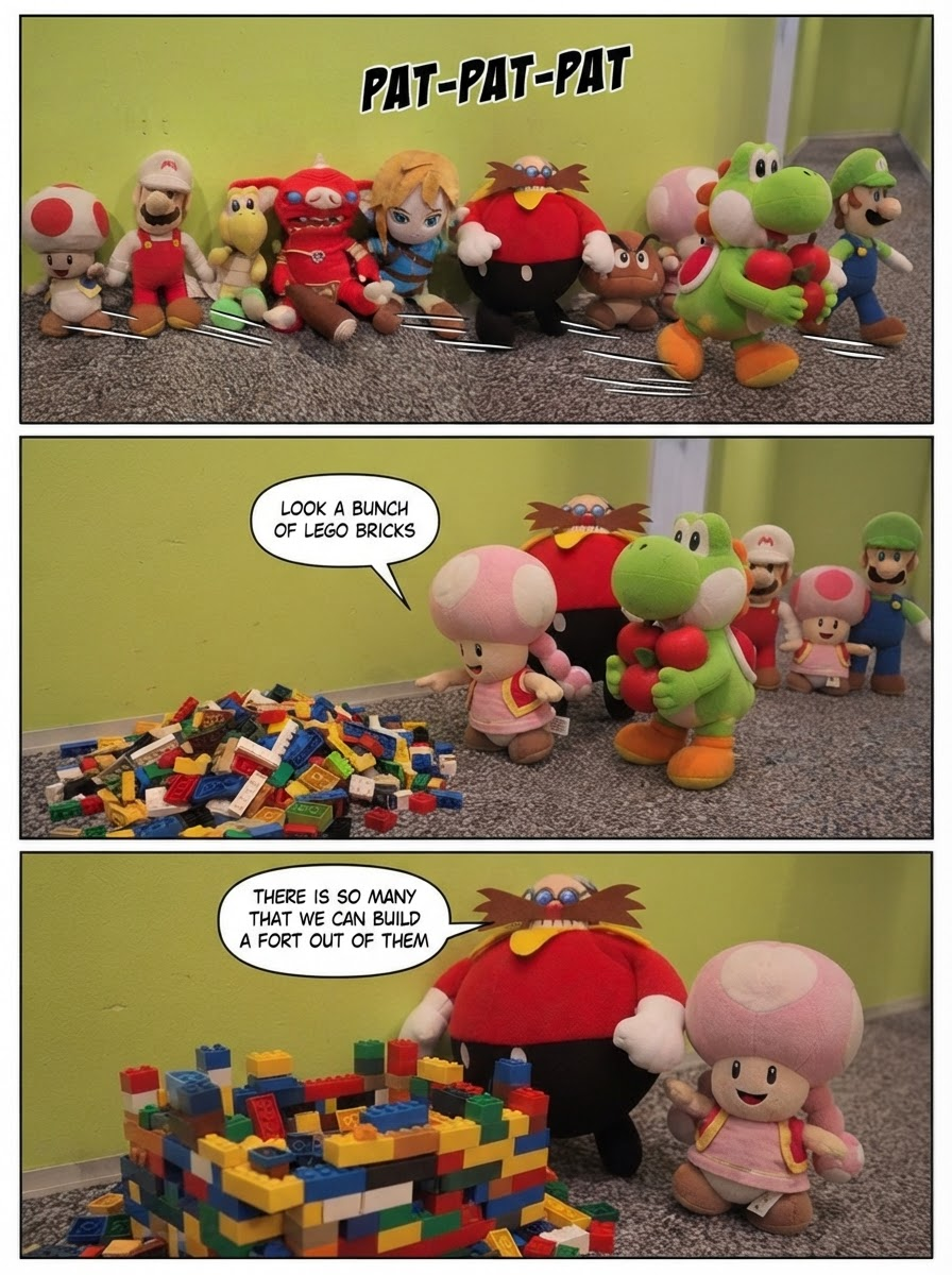 The Brick Fort Ambush (read description) chapter 2 building the bases. (page 1 of 4)