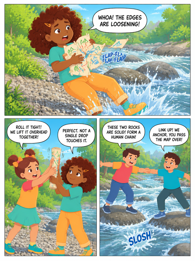 Crossing the Rushing Creek (page 2 of 4)
