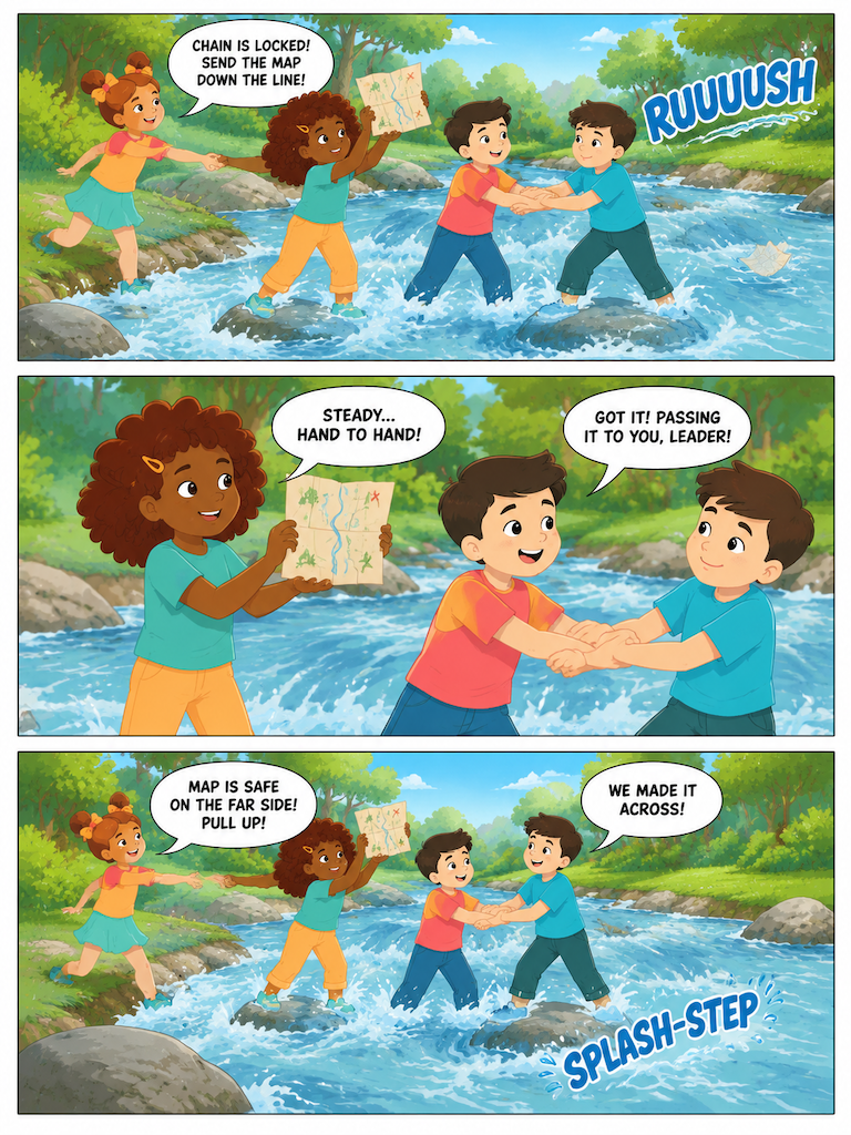 Crossing the Rushing Creek (page 3 of 4)