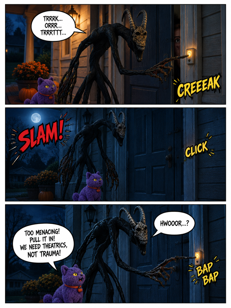 The Tall Neighbor's First Halloween (page 2 of 4)
