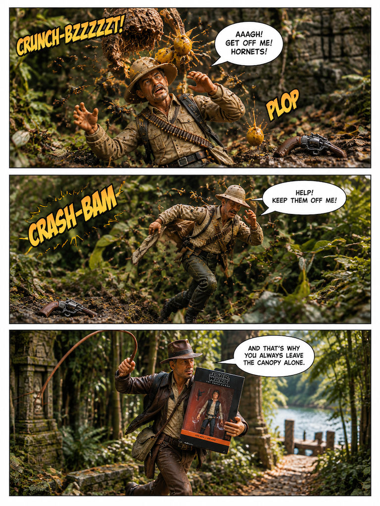 🤠 Indy-Han   Out of the Box and Under Fire 💬 Comic Story part 3 (page 4 of 8)