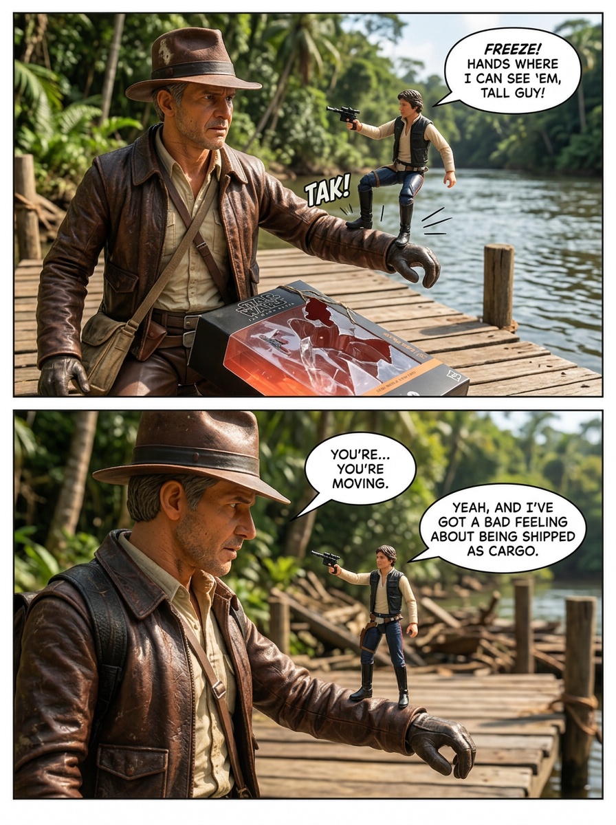 🤠 Indy-Han   Out of the Box and Under Fire 💬 Comic Story part 3 (page 7 of 8)