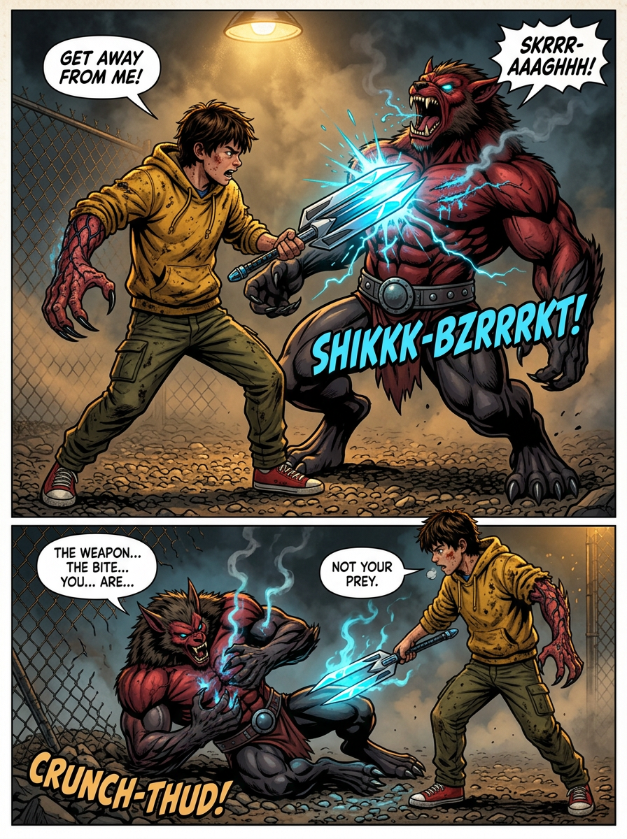 Blood and Cyan (page 3 of 8)