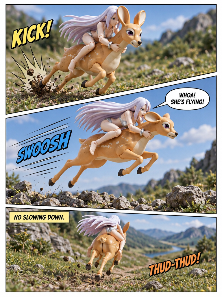 Wild Run on the Meadow Doe (page 3 of 4)