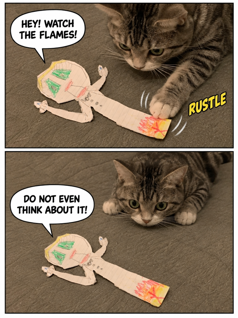 A Cat's Paper Snack (page 2 of 4)