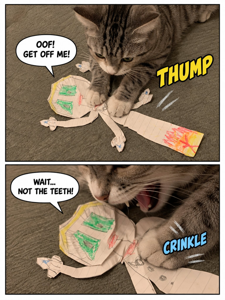 A Cat's Paper Snack (page 3 of 4)