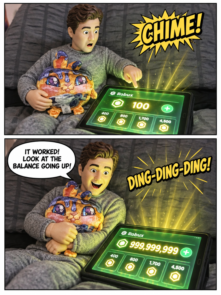 The Bedtime Wish for Endless Gold and Robux (page 3 of 4)