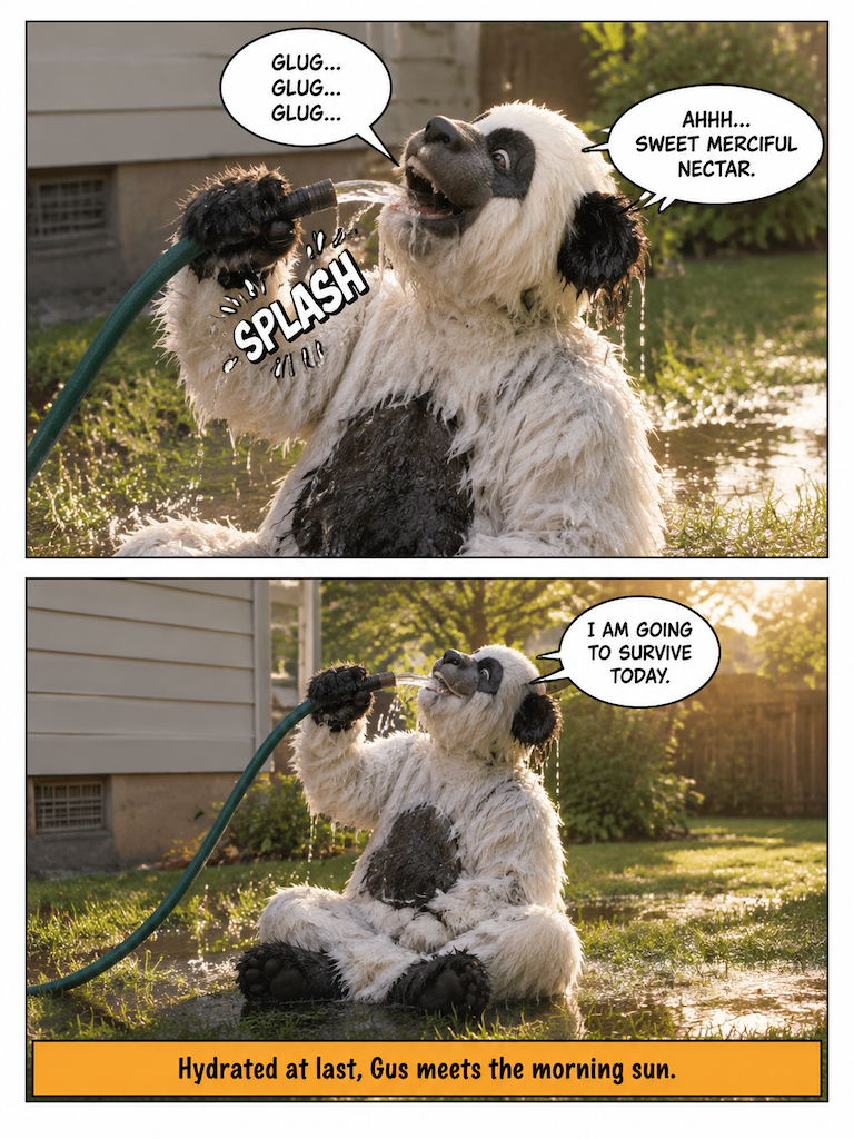 Gus Drinks Too Much: Morning After (page 4 of 8)