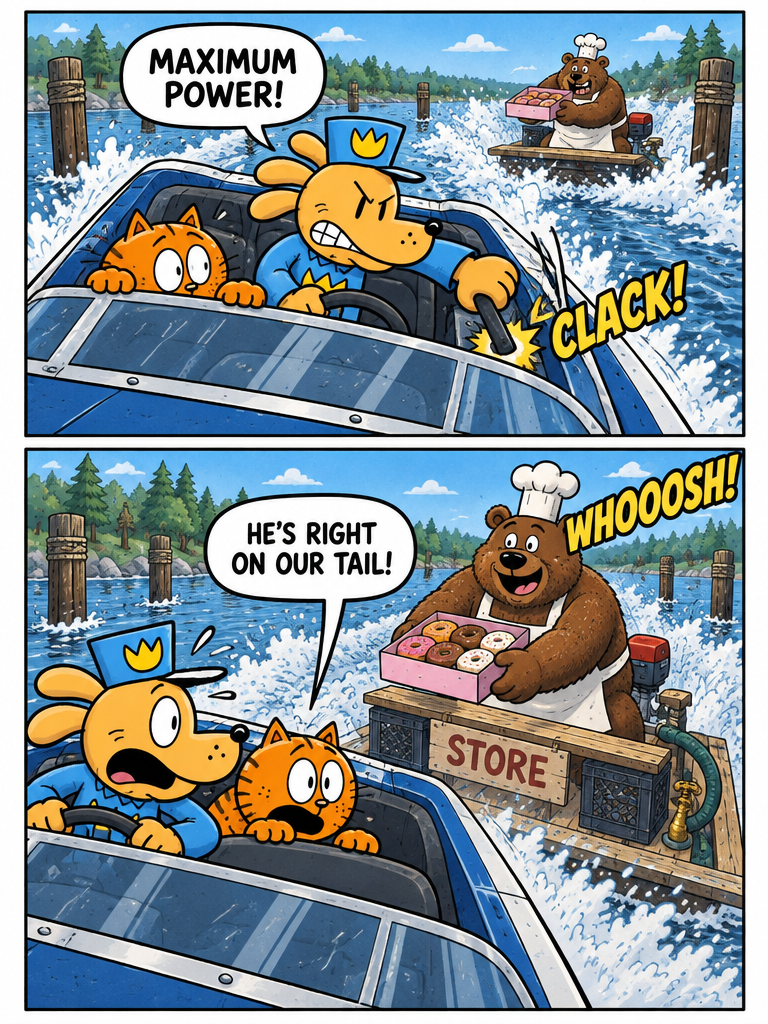 Lake Boat Chase (page 3 of 4)