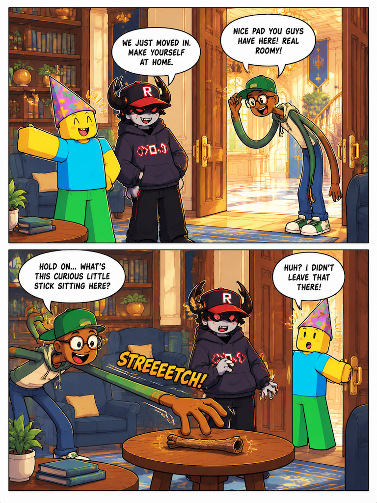 A Stretchy Visitor (page 2 of 4)