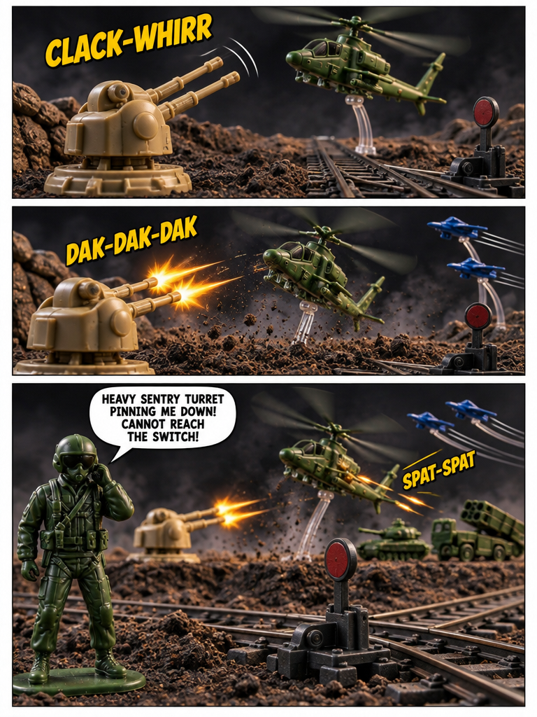 Strike at the Switch Yard (page 3 of 4)