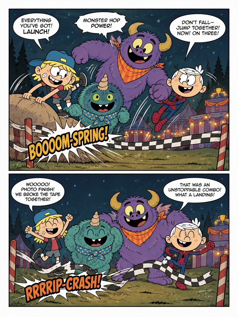 The Monster Sack Race Showdown (page 3 of 4)