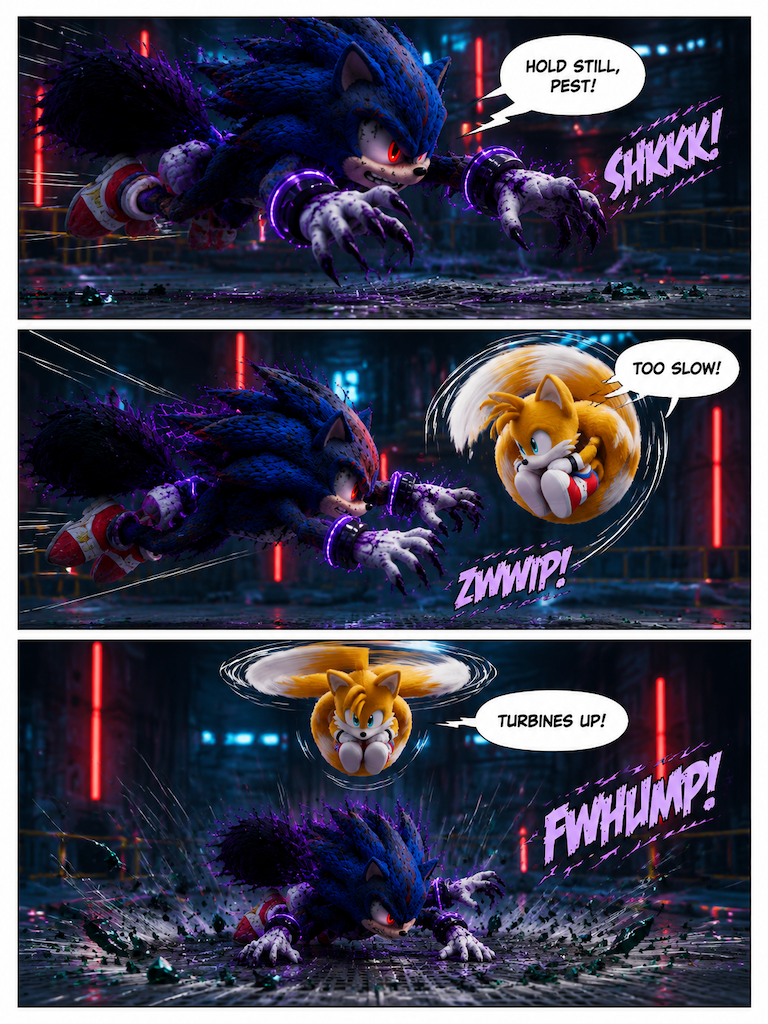A Split-Second Evasion (page 2 of 4)